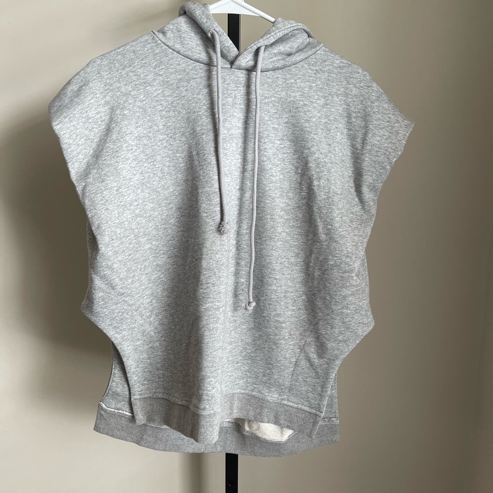 NWT Cider Sleeveless Hooded Sweatshirt